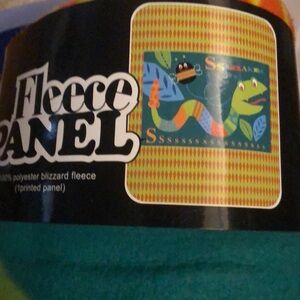 Fabric fleece panel polyester blizzard new printed 48” x 60” machine washable